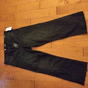 KUT from the KLOTH high rise KELSEY ankle FLARE SIZE 6R COLOR BLACK